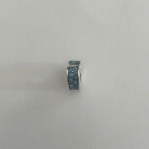 Authentic Pandora turquoise heart clip